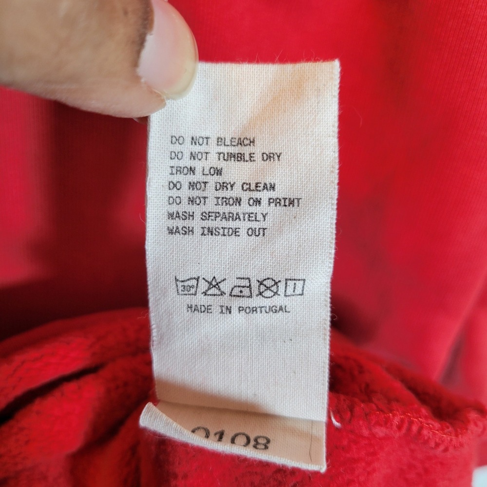 Pangaia Womens Mock Neck Organic Recycled Cotton Sweater Dress Size XS Red - Picture 8 of 13